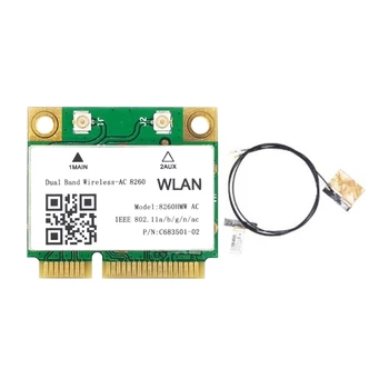 8260HMW MINI PCIE Wireless Kortelę 2.4 Ghz, 5 ghz 867M Dual-band 