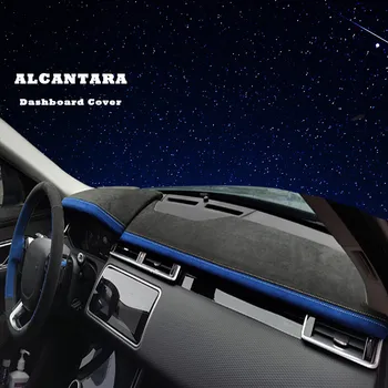 Nekilnojamojo Alcantara Automobilio prietaisų Skydelio Viršuje Padengti Land Rover Velar 2018-2019 Matinis Atspalvis Pagalvėlė Trinkelėmis Kilimai Automobilio stiliaus