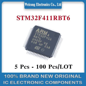 STM32F411RBT6 STM32F411RBT STM32F411RB STM32F411R STM32F411 411RBT6 STM32F41 STM32F STM32 STM ST IC MCU Chip LQFP-64