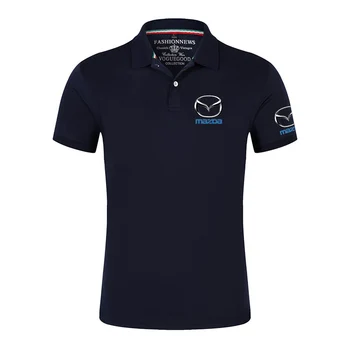 2022 m. Vasaros Unisex Mazda Automobilio Logotipas Patogus Vyrų Trumpas Rankovės vientisos Spalvos Tee Vyras Marškinėliai Spausdinimo Mados Atsitiktinis Medvilnės marškinėliai