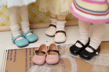 BJD doll batai tinka 1/6 dydžio kvadrato galvos pearl butai vieno bato lėlės priedai