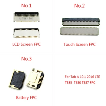 2vnt 35 90 Pin Baterija FPC Jungtis, Skirta Samsung Galaxy Tab 10.1 T580 T585 T587 LCD Ekranas Jutiklinis Ekranas FPC Jungtis Plug