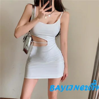 BAY-Moterims Seksualus Bodycon Mini Suknelė