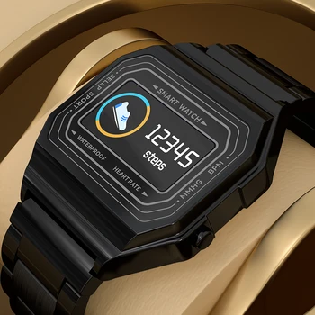 Sporto i6 Visada ekrane Smart Watch Vyrų Širdis Normą IP67 atsparus Vandeniui Fitness Tracker Pranešimą Smart 