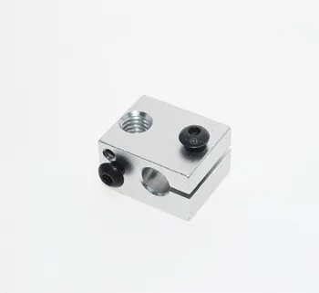 Aliuminio Šilumos Blokas 3d spausdintuvas E3D V6 J-galvos Makerbot MK7/MK8 Ekstruderiu 16mm*16mm*12mm