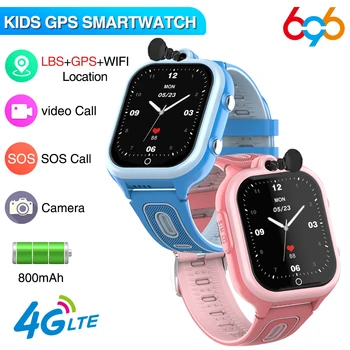 4G Sim Kortelės Vaikai Smart Laikrodžiai 1.85 colių Full Touch 