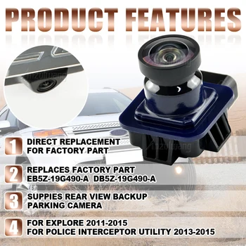 Automobilių EB5Z-19G490-Atvirkštinis Padėti Galinio vaizdo Kamera Atsarginės Pagalbos automobilio Parkavimo Kamera skirta Ford Explorer 2011-2015 m. EB5Z19G490A