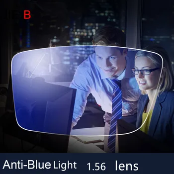 JIE.B anti-mėlyna šviesa 1.56 recepto akiniai lęšio trumparegystė akiniai skaitymui kompiuteryje akiniai anti-radiacijos