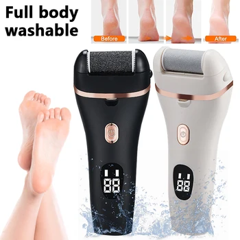 Naujas įkraunamas elektrinis pedikiūro šveitimo mašina, IPX7 atsparumas vandeniui 2 greitis pašalinti negyvas odos ir manikiūras.beautiful ant kojų