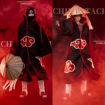 Originalus Kolekcines Raketų Žaislai ROC-003 1/6 Uchiha Itachi Kareivis Lėlės Naruto Anime Pav Modeliavimas, Pilnas Komplektas 12