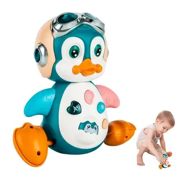 Pingvinas Nuskaitymo Žaislas Juda Pingvinas Kūdikio Žaislai Ikimokyklinio Ugdymo Plėtros Žaislas Su Šviesos Ir Muzikos Dainavimo Ir Šokių