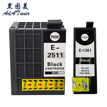 1361 E1361 T1361 T2511 E2511 Premium Black Suderinama Rašalinių spausdintuvų Rašalo Kasetė Epson K101 K201 K301 Spausdintuvo WF-M1561 WF-M1030